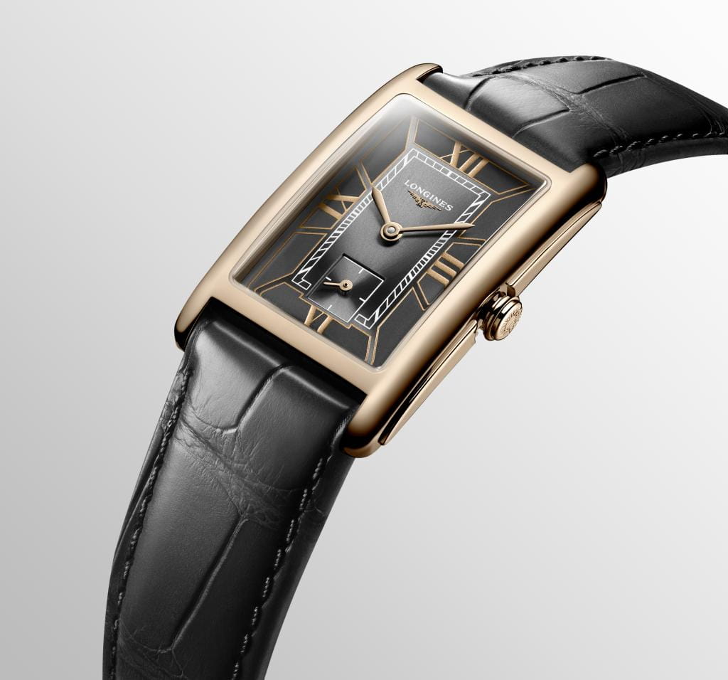 Longines Longines DolceVita L5.512.8.75.2 женские часы черный циферблат на запястье