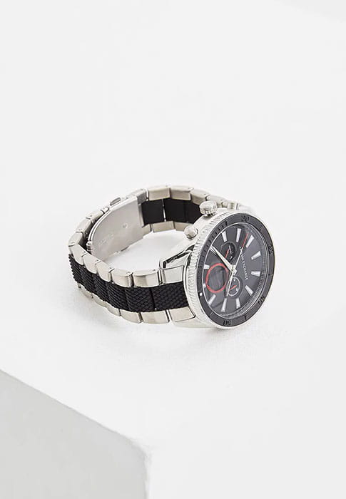 Armani Exchange Armani Exchange AX1813,  италия мужские часы на браслете сталь с ip покрытием боковой вид